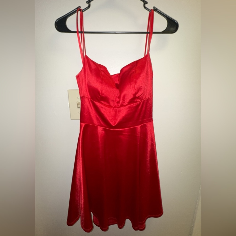 7/8 Red B Darlin Semi Formal Dress